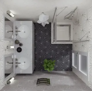 Душевой уголок Triton Дельта Щ0000054216 90x90 см профиль хром стекло прозрачное